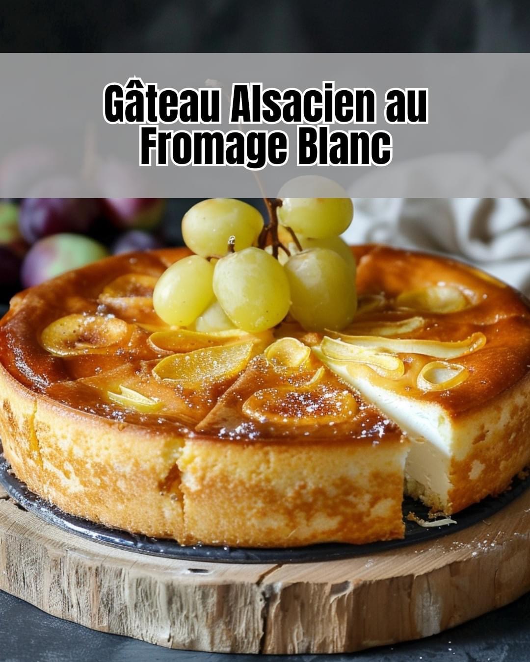 Recette de Gâteau Alsacien au Fromage Blanc