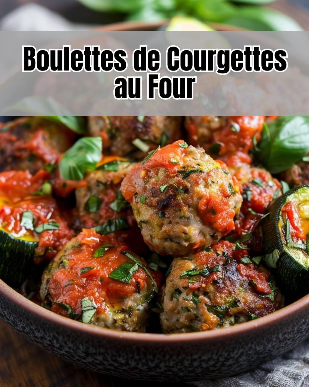 Délicieuses Boulettes de Courgettes au Four