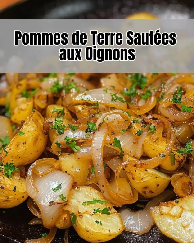 Recette de Pommes de Terre Sautées aux Oignons Caramélisés