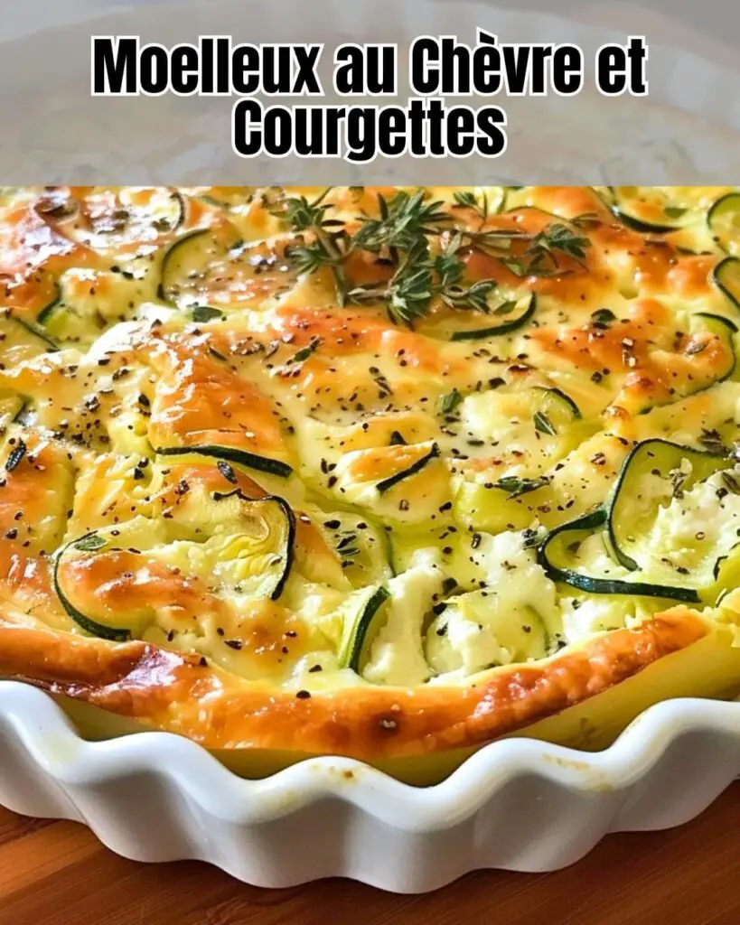 Délice de Moelleux au Chèvre et Courgette