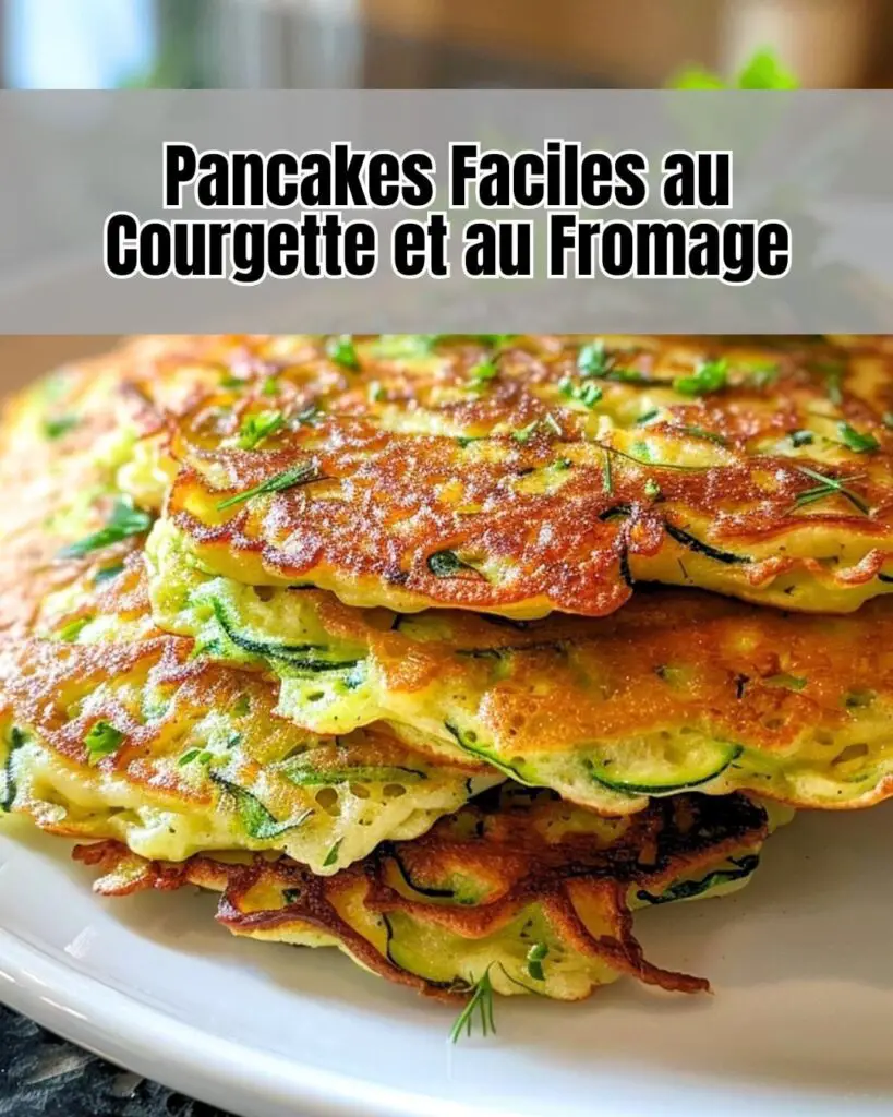 Pancakes Faciles au Courgette et au Fromage
