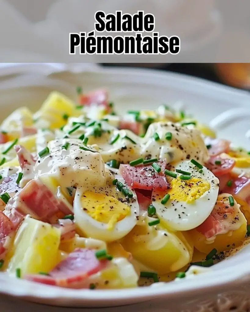 Salade Piémontaise Traditionnelle avec une Touche de Fraîcheur 2 Salade Piémontaise Traditionnelle avec une Touche de Fraîcheur