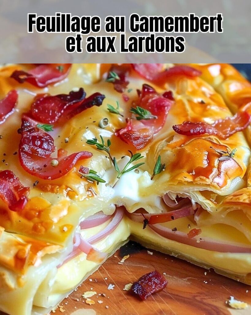 Feuillage au Camembert et aux Lardons