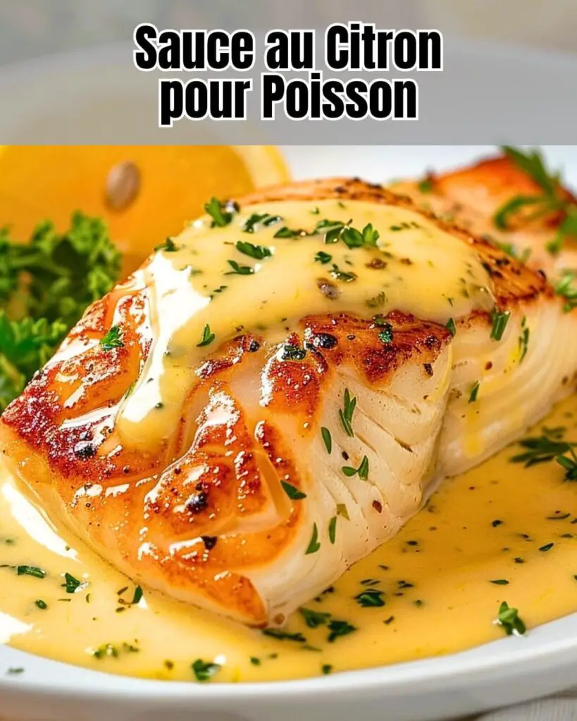 Sauce au Citron pour Poisson
