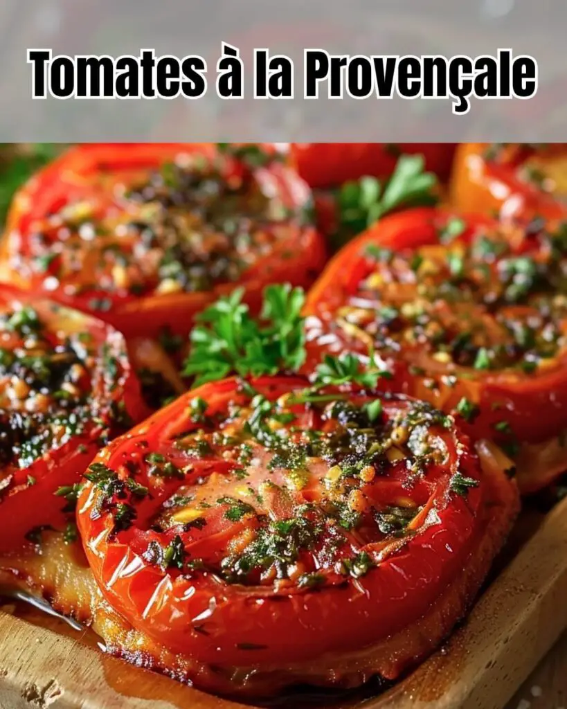 Délicieuses Tomates à la Provençale Cuites au Four