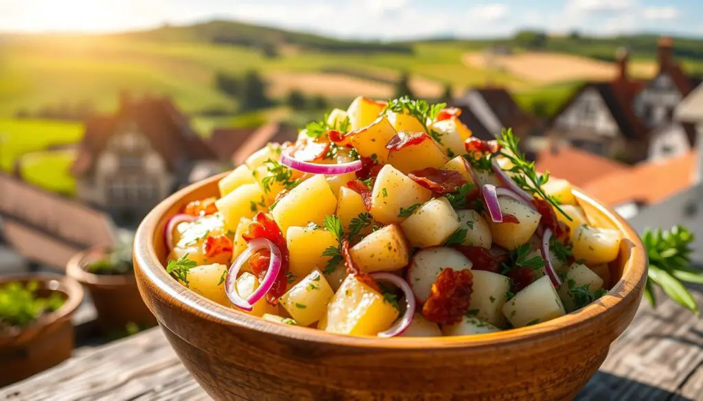 Recette alsacienne de salade de pommes de terre