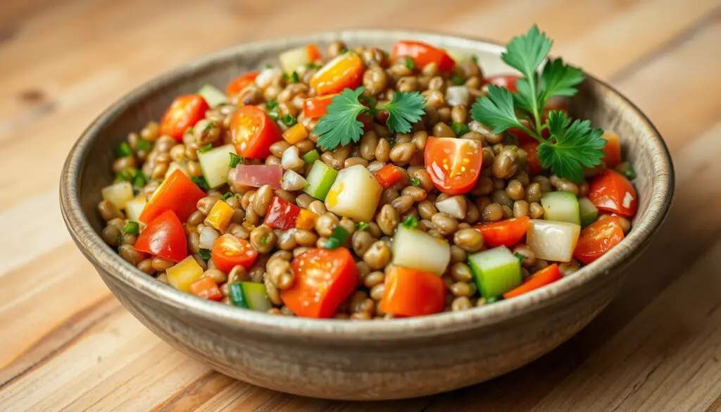 Salade de lentilles