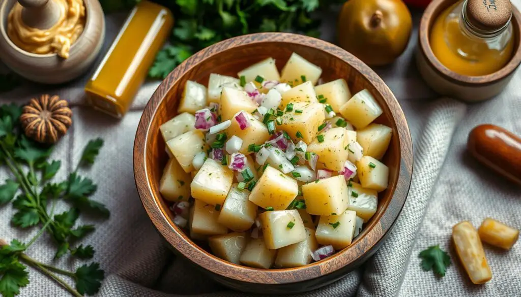 Salade de pommes de terre à l'alsacienne