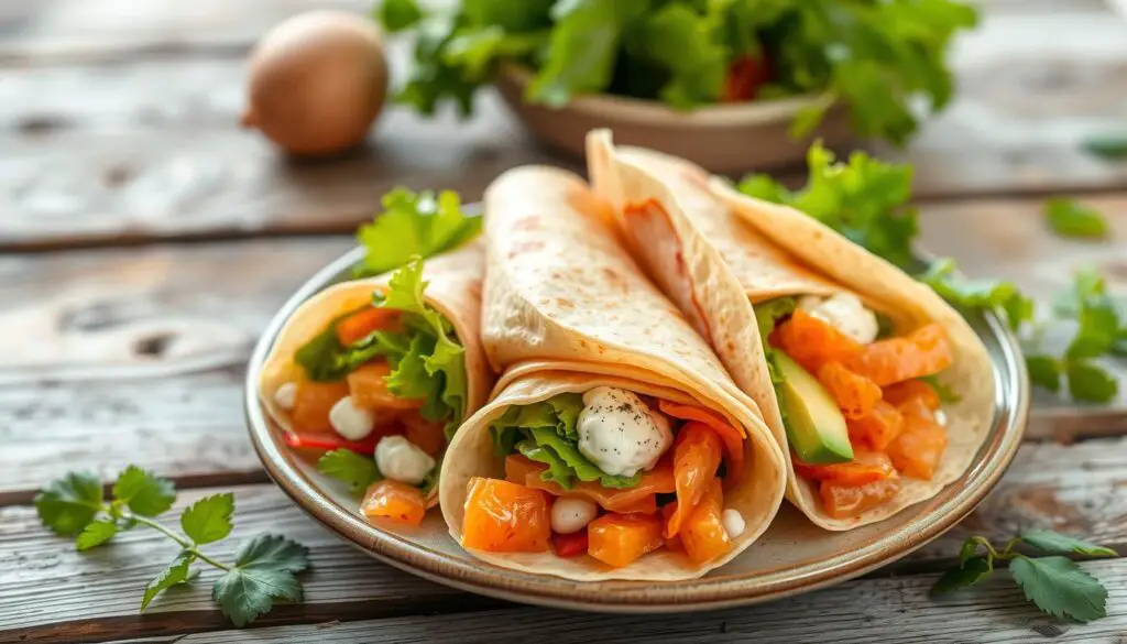 Wraps au saumon