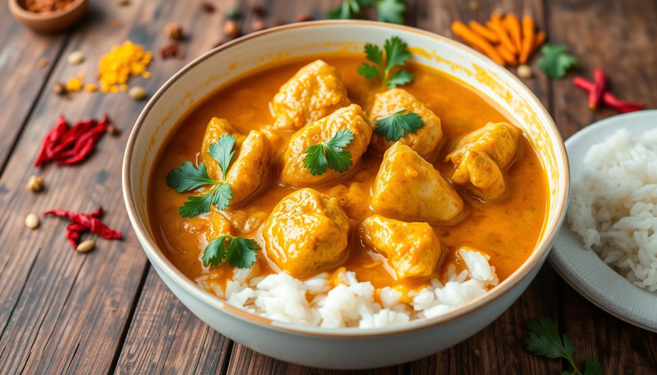 blanc de poulet au curry