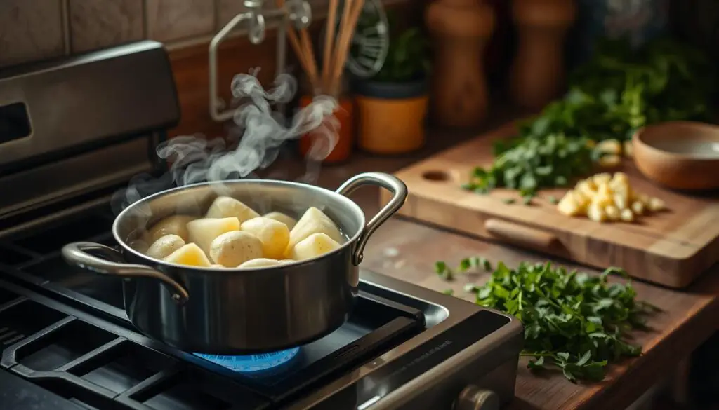 cuisson des pommes de terre
