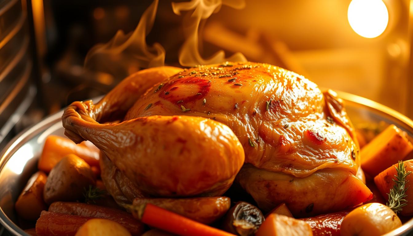 cuisson poulet au four