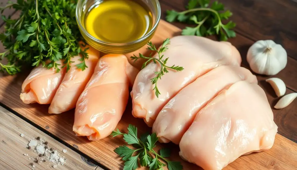 ingrédients aiguillettes de poulet