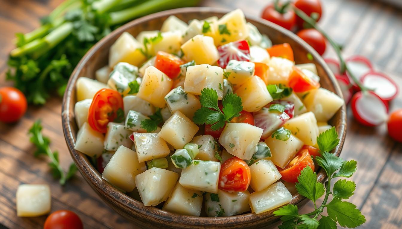 recette de salade aux pommes de terre