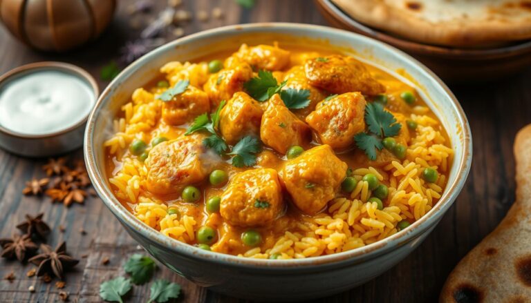 Riz poulet curry
