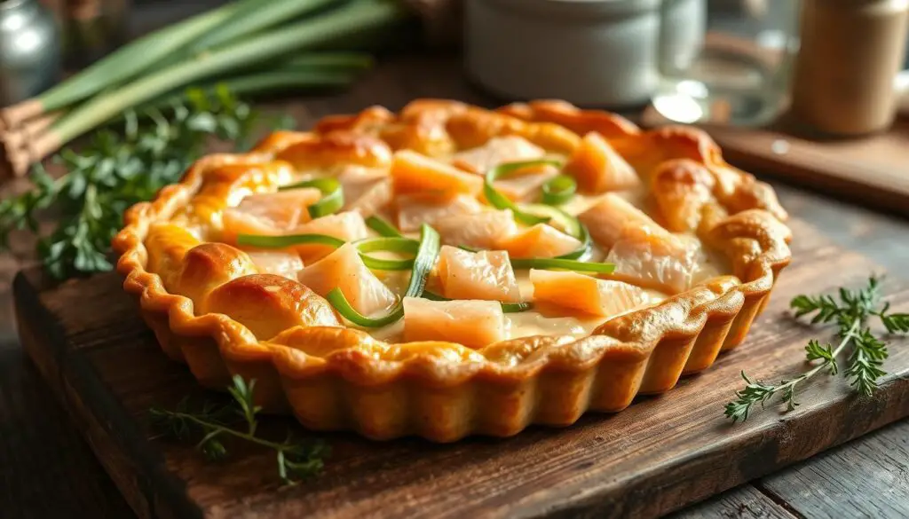 tarte saumon poireaux