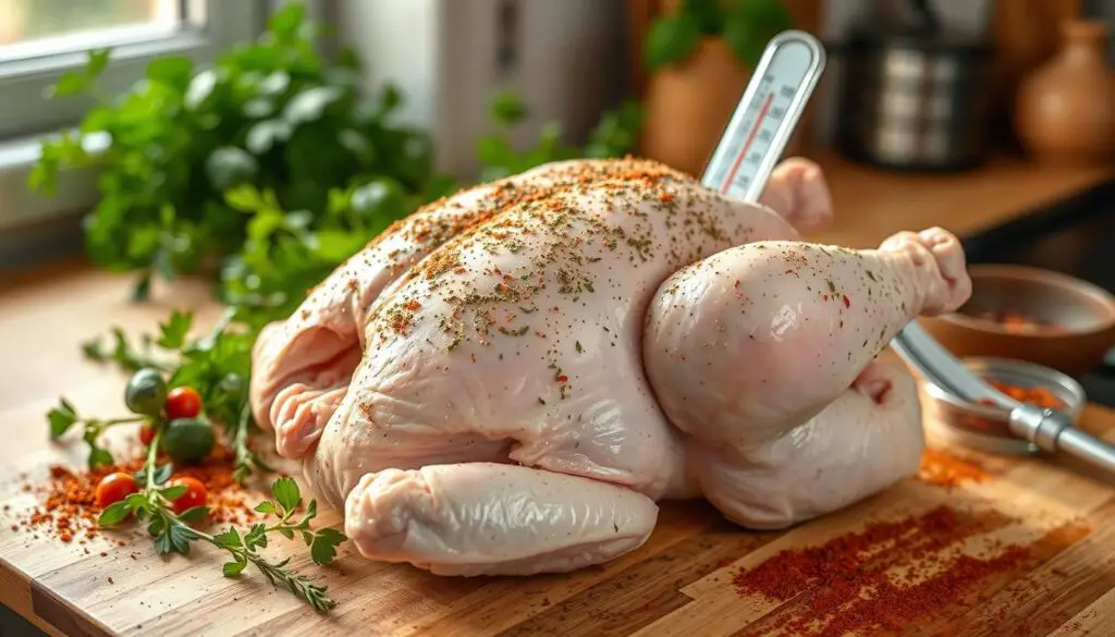température ambiante poulet