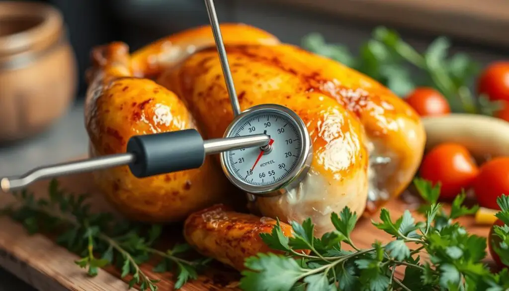 thermomètre de cuisson poulet