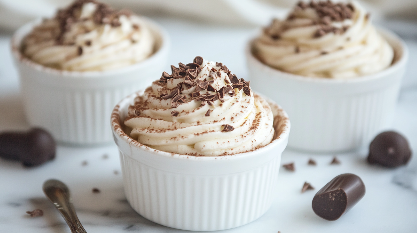 Douceur de Mousse au Chocolat Blanc et Mascarpone