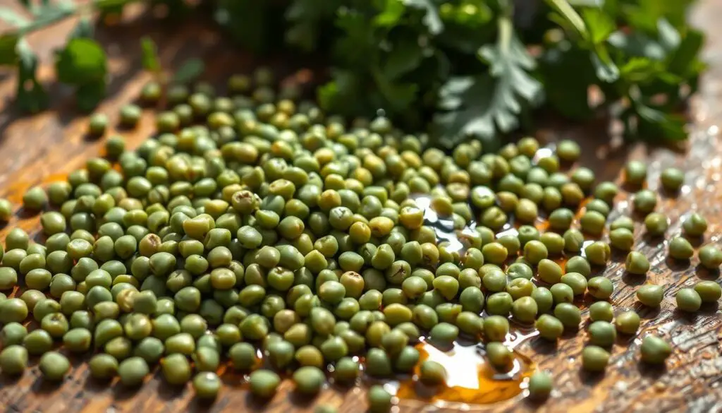 lentilles vertes