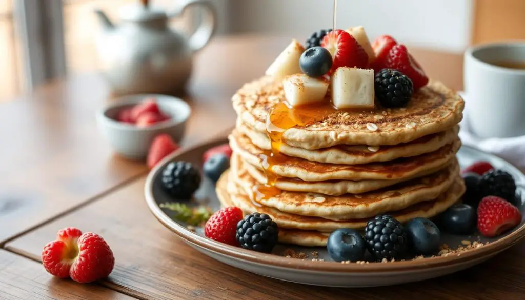 pancakes healthy flocons d'avoine