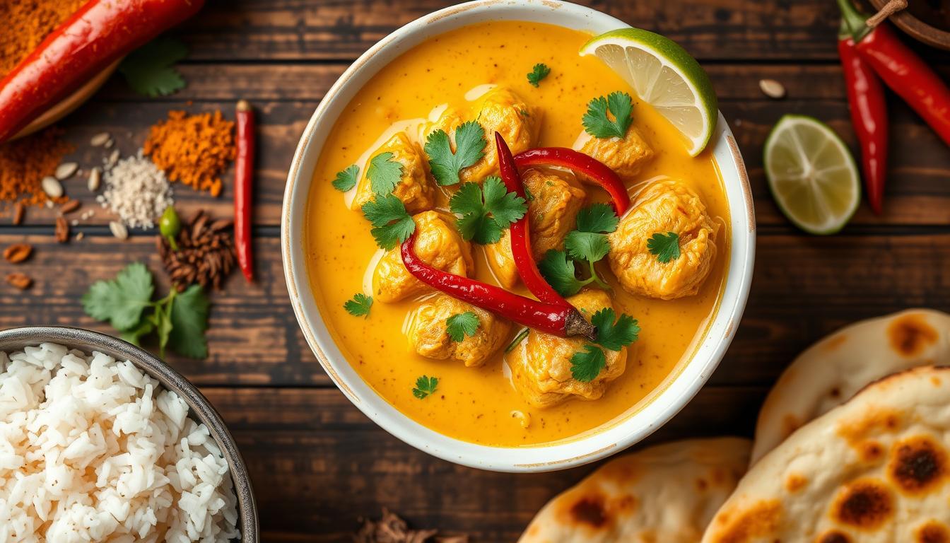 poulet au curry au lait de coco