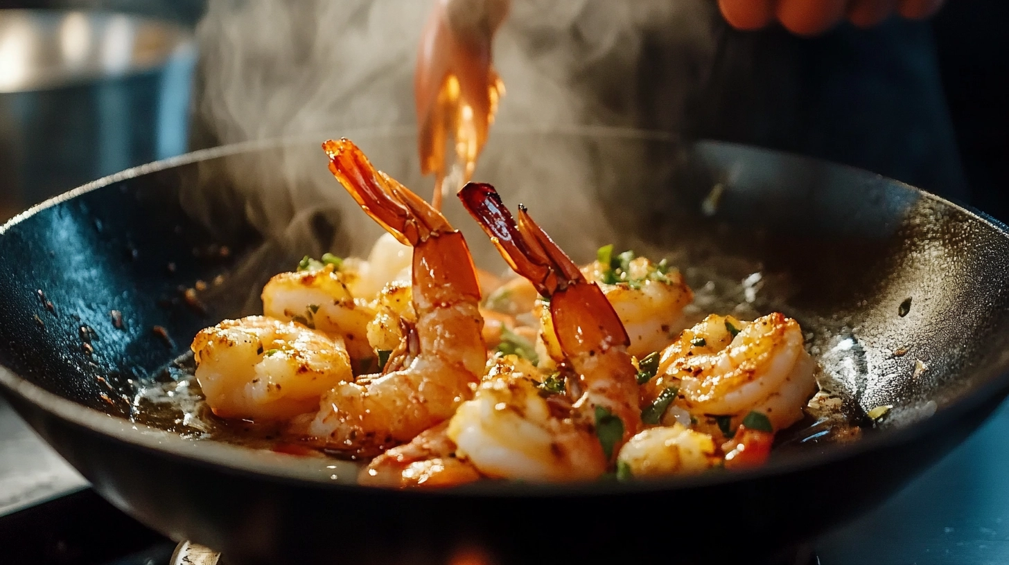recettes avec crevettes