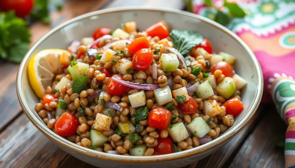 salade de lentilles