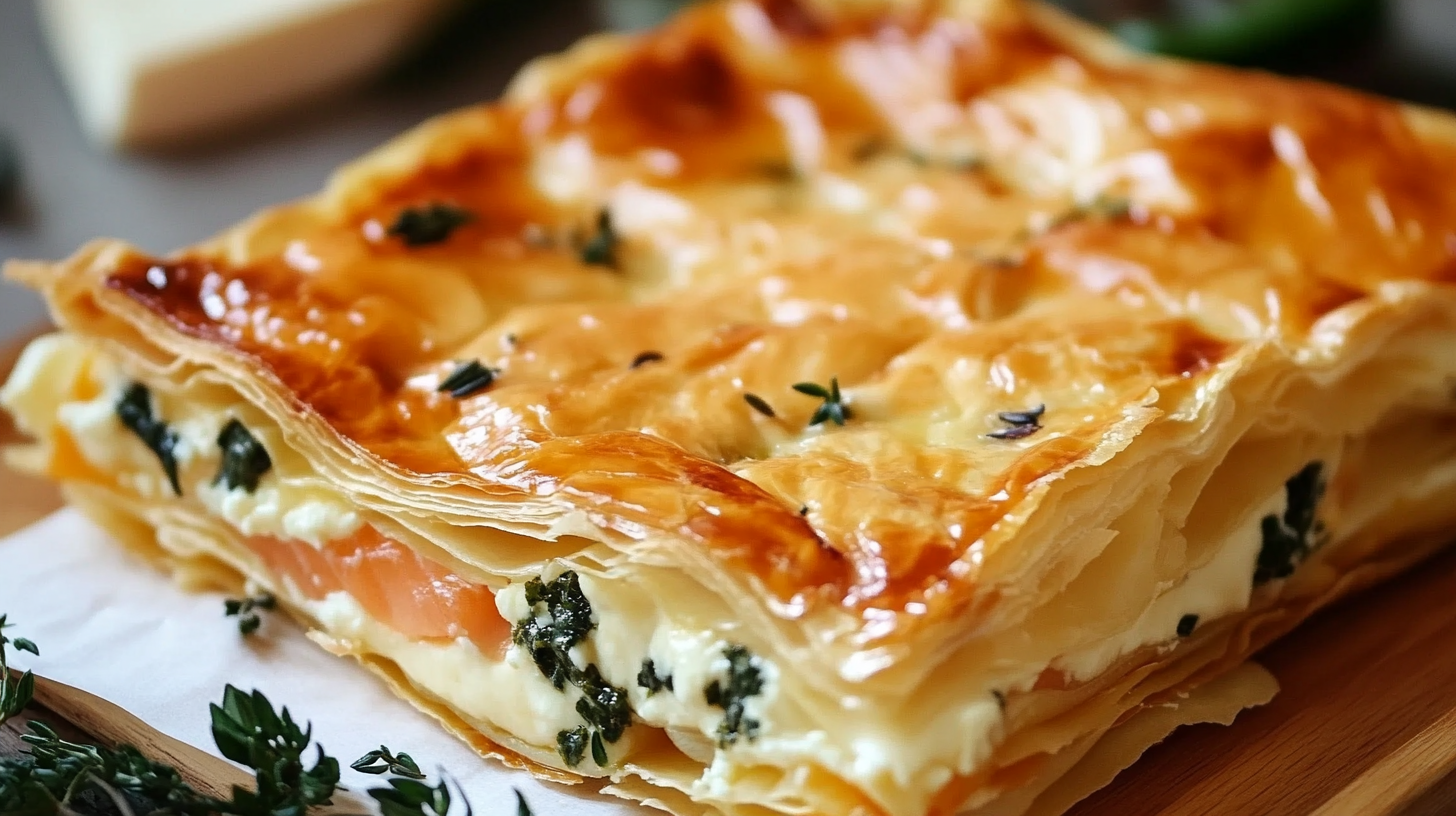 Feuilletés au Saumon et Fromage