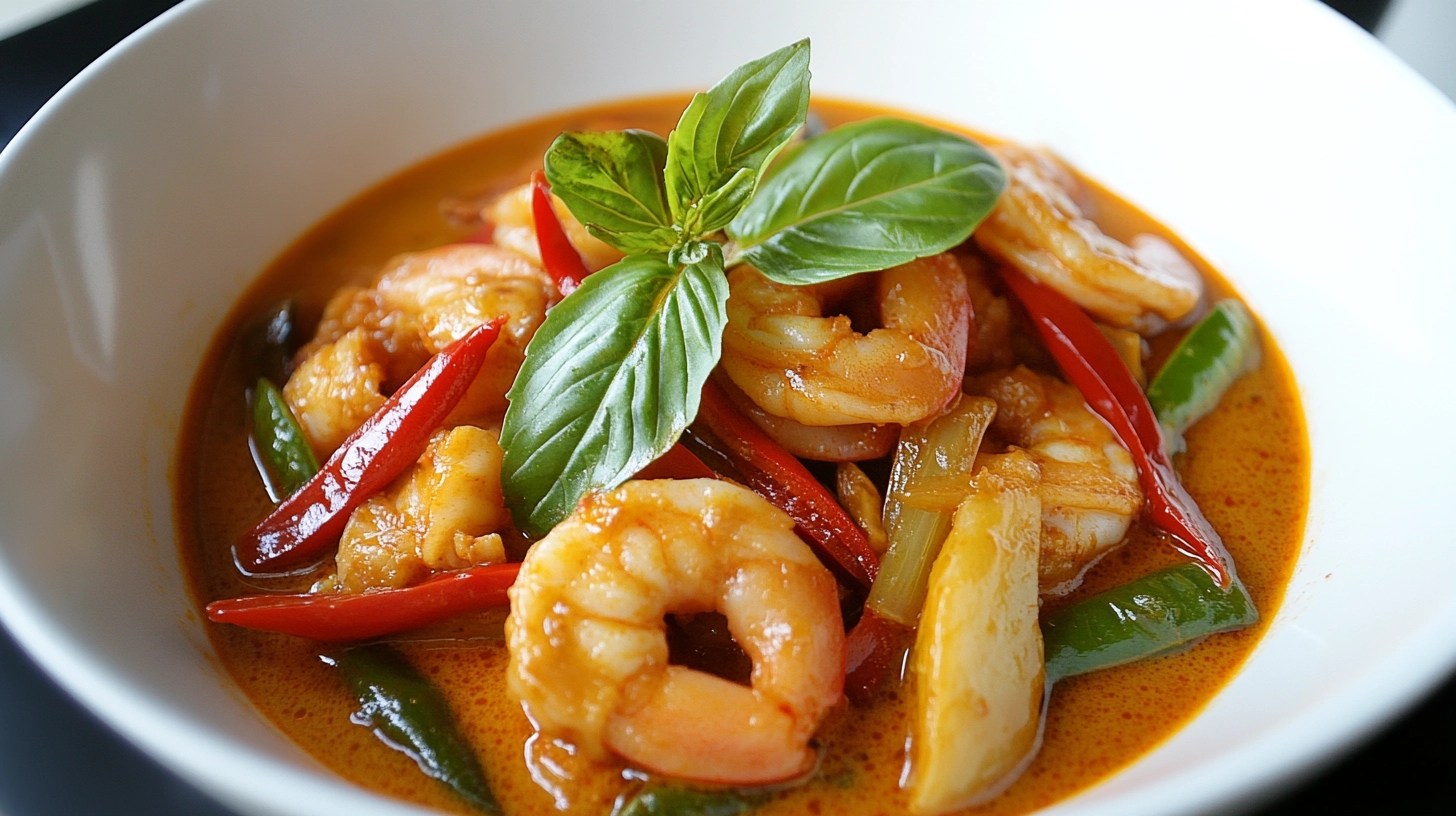 Recette Thai Curry Rouge
