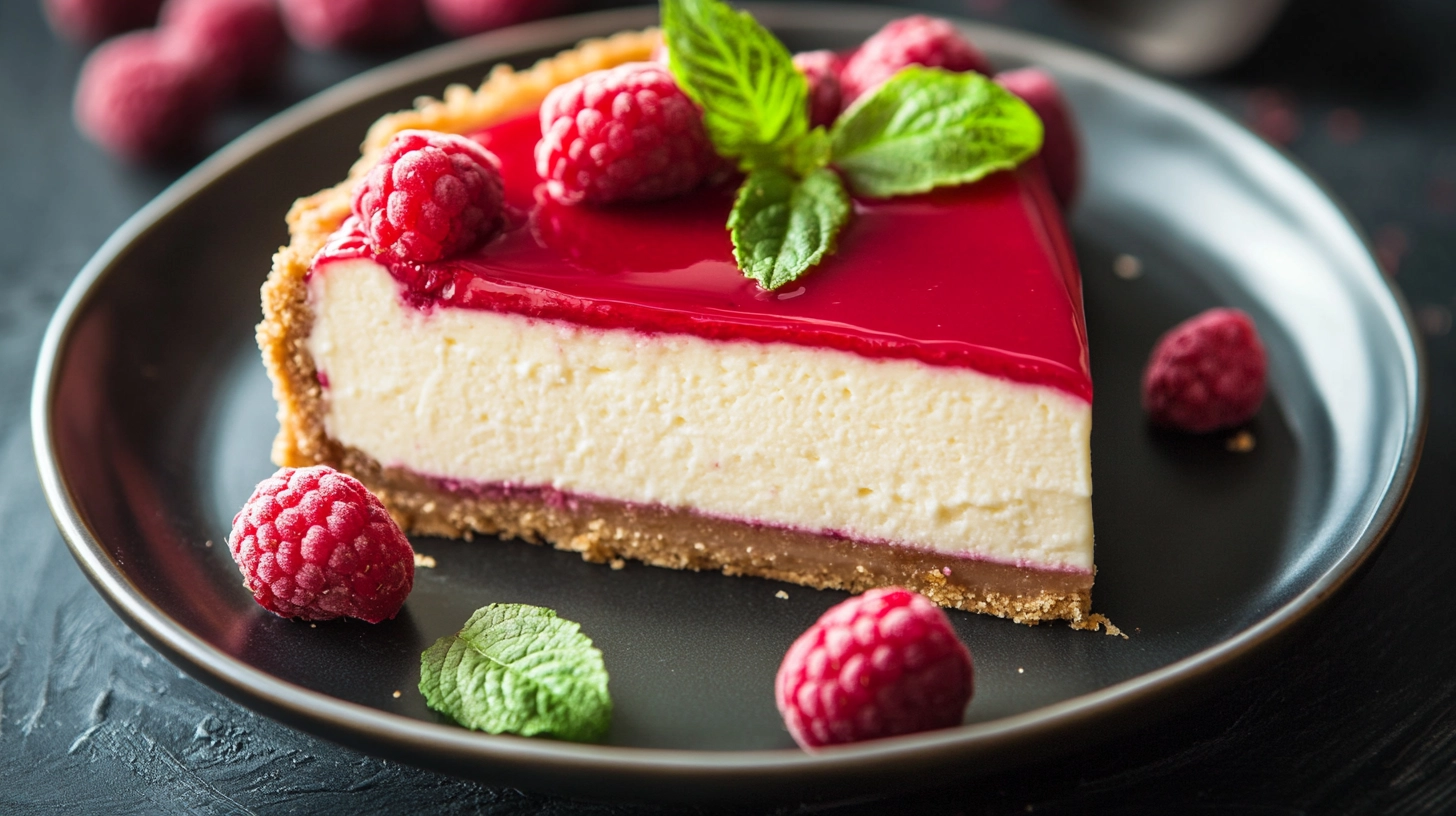 cheesecake pistache framboise