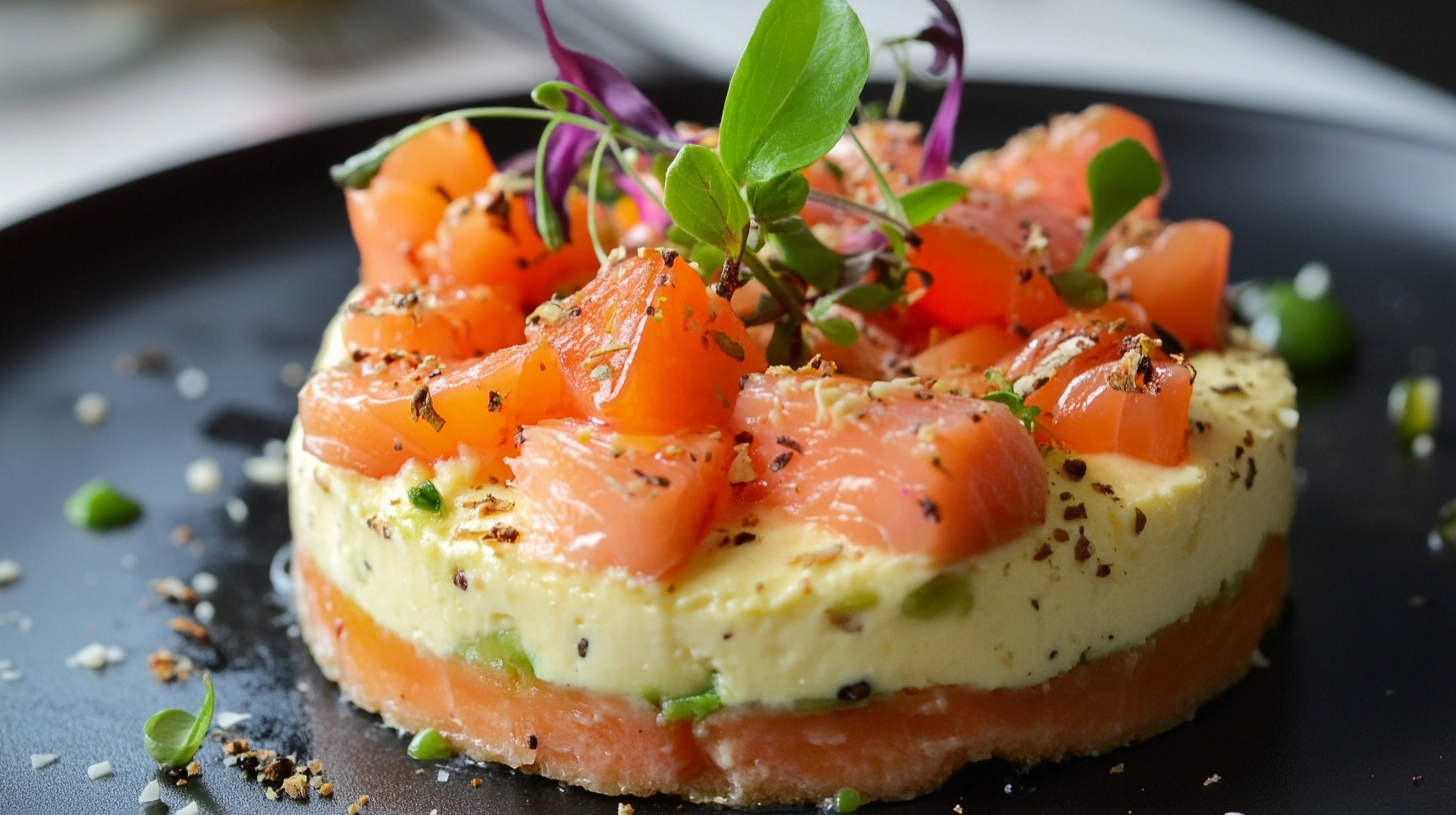 cheesecake saumon avocat