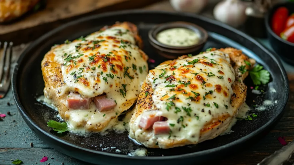 Filet de Poulet Farci au Fromage et Jambon – Un Délice Fondant 6 Filet de Poulet Farci au Fromage et Jambon