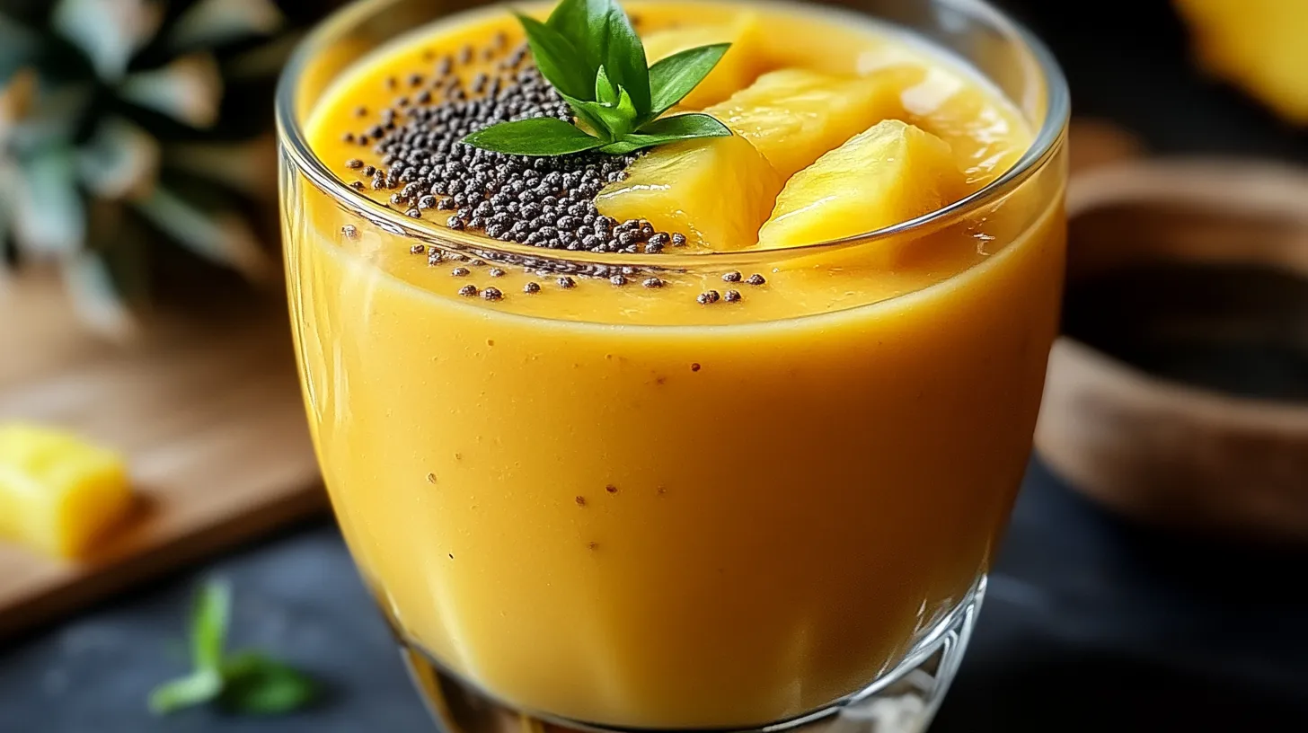 Smoothie Brûle-Graisse Ananas & Mangue