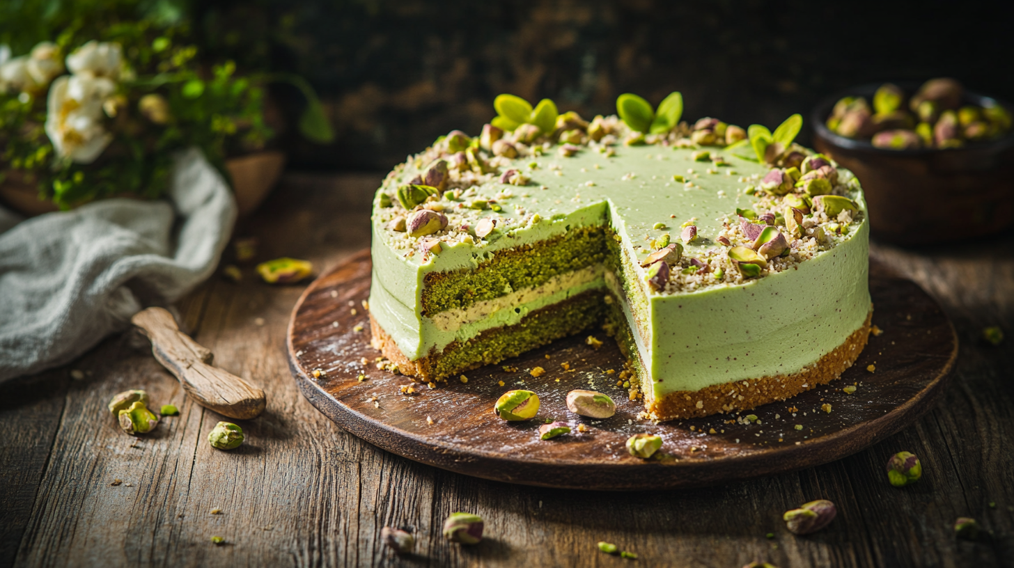 Cake à la Pistache