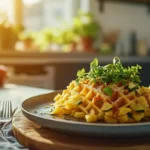 Gaufres à la Courgette et Pommes de Terre
