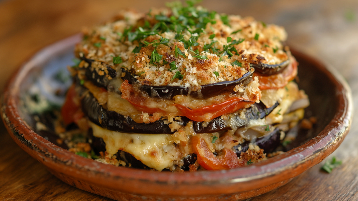 Gratin d’Aubergines à la Provençale
