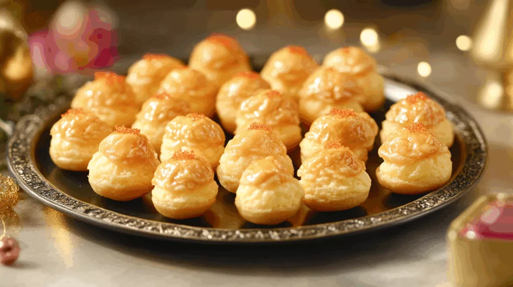 Petits Choux Garnis au Saumon Fumé et Crème Citronnée