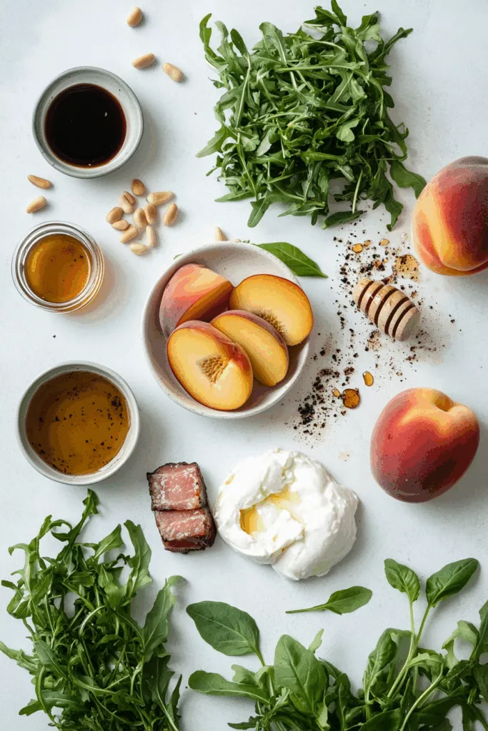 Salade de Pêches Grillées Burrata et Jambon Cru: Comment préparer cette délicieuse salade d'été? 5 Salade de Pêches Grillées Burrata et Jambon Cru
