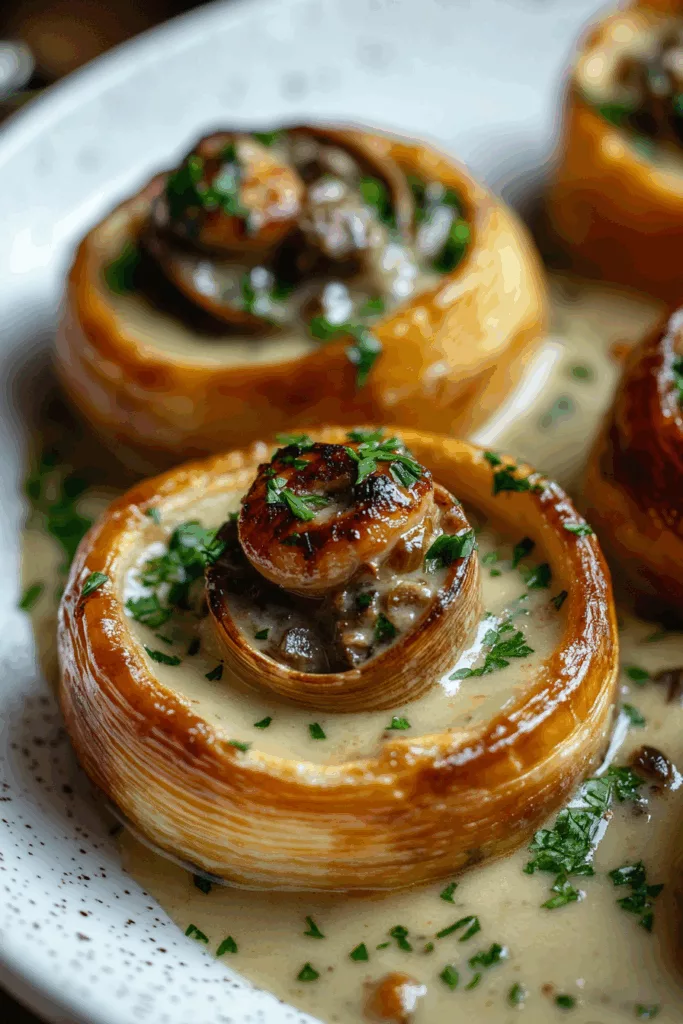 Vol-au-vent d'escargots au Riesling: Comment préparer cette délice? 6 Vol-au-vent d'escargots au Riesling