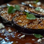 Aubergines Grillées à la Feta et au Miel