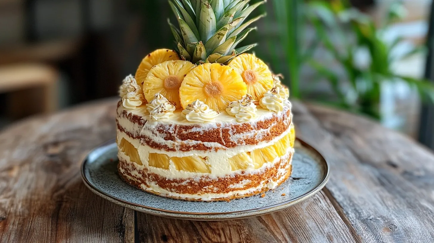 Gâteau Ananas Moelleux