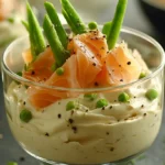 Mousse d'Asperges au Saumon Fumé