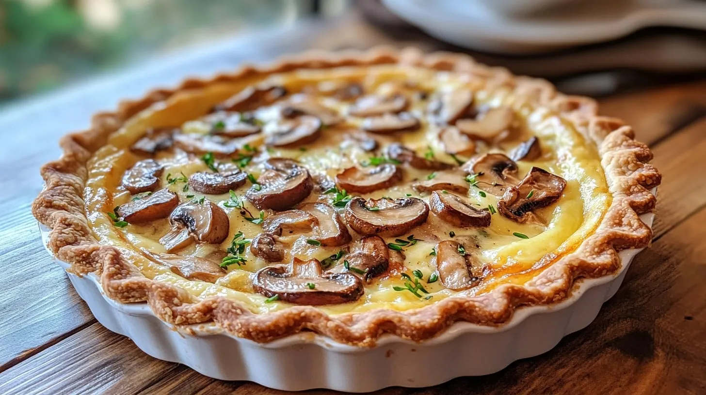 Quiche aux Champignons