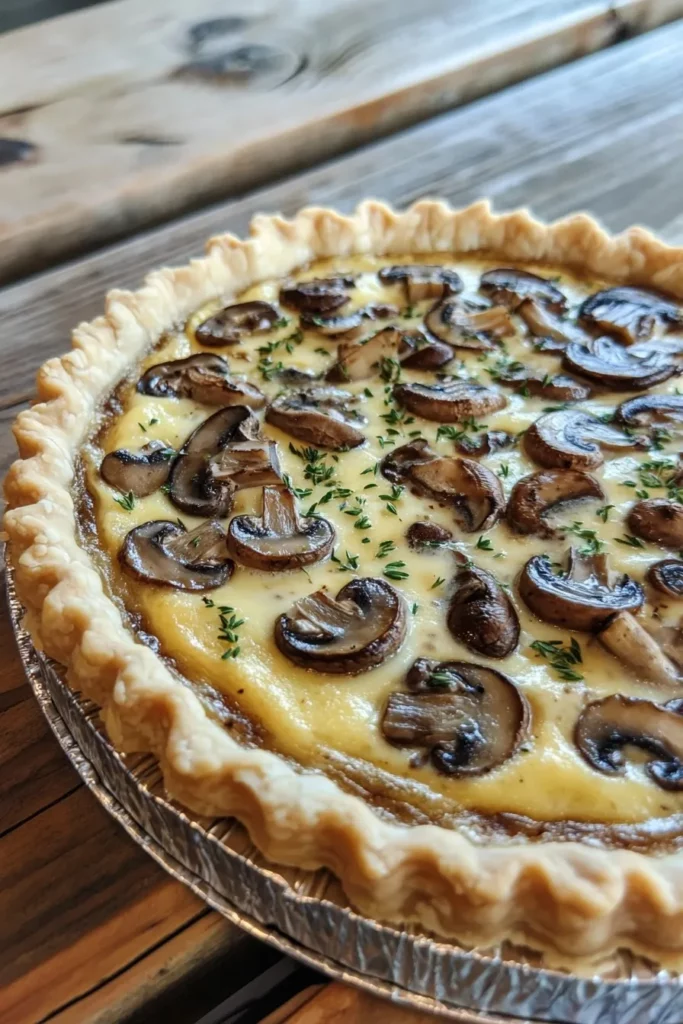 Délicieuse Quiche aux Champignons en 30 minutes 6 Quiche aux Champignons