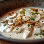 Recette champignons à la crème