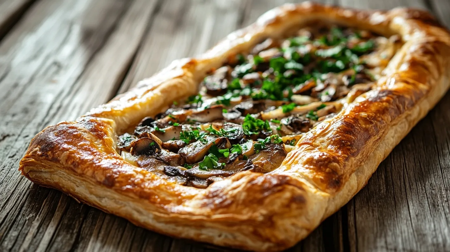 Tarte aux champignons