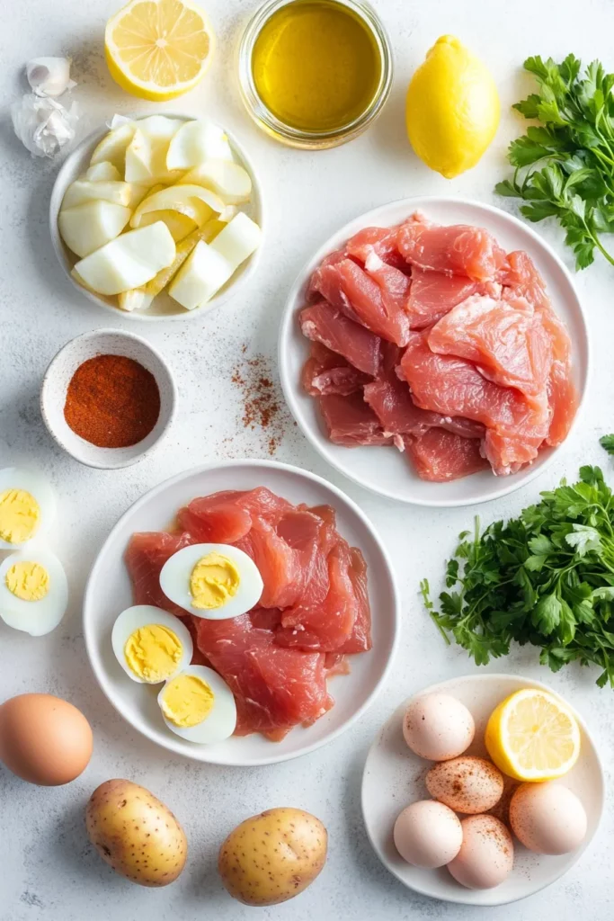 Recette de Brick au thon pomme de terre oeuf: Comment faire? 6 Brick au thon Pomme de Terre oeuf