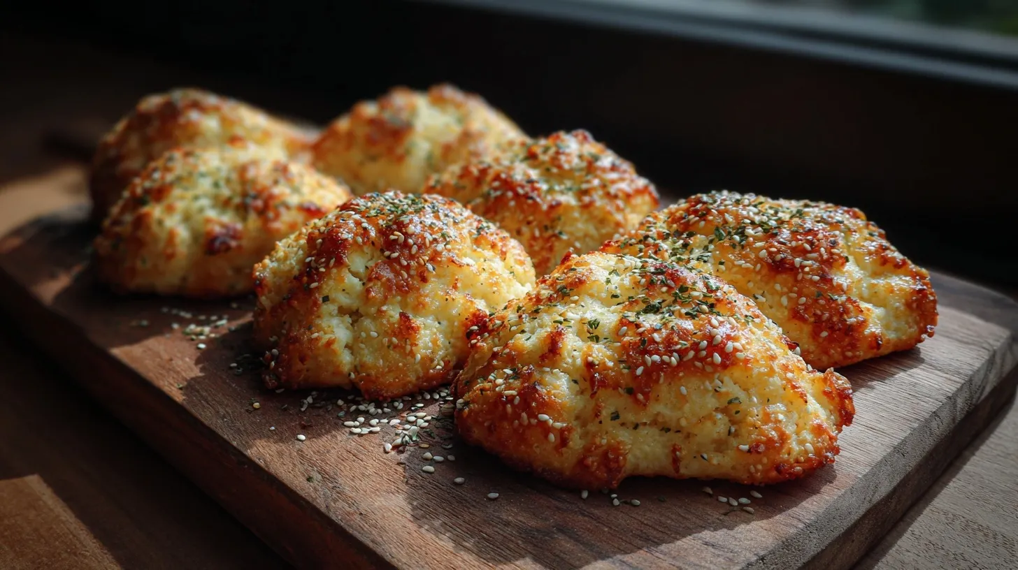 Cookies salés au parmesan et jambon