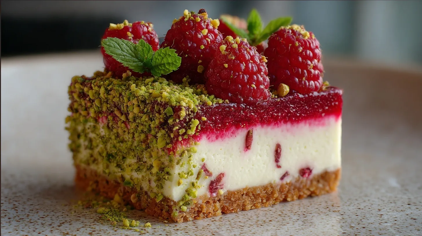 Gateau Celeste Pistache Framboise